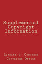 Supplemental Copyright Information - Paperback