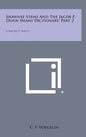 Shawnee Stems and the Jacob P. Dunn Miami Dictionary, Part 2: Stems in T- And C- - Hardcover