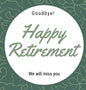 Happy Retirement Guest Book (Hardcover): Guestbook for retirement, message book, memory book, keepsake, retirement book to sign - Hardcover