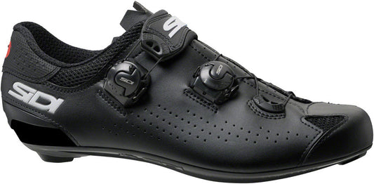 SIDI Genius 10 Mega Road Shoes - Men's Black 46.5