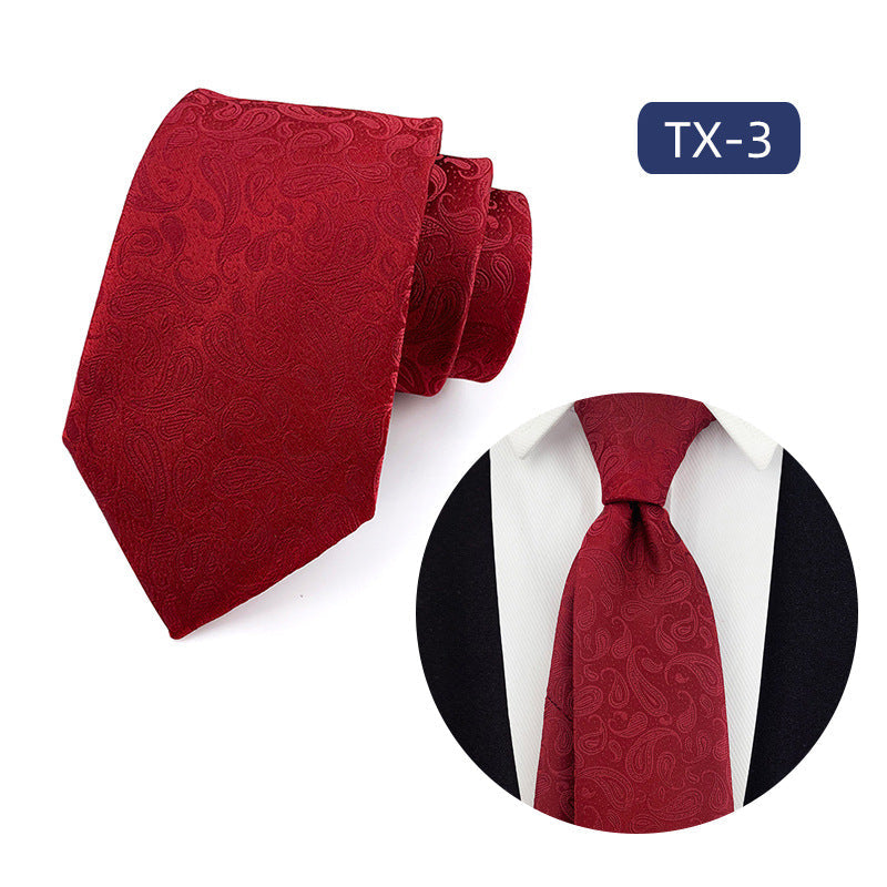Mens Jacquard Woven Business-casual Tie