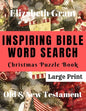 Inspiring Bible Word Search Christmas Puzzle Book: Old & New Testament (Large Print) - Paperback