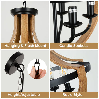 Chandelier 5-Light Modern