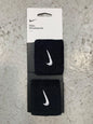NIKE Swoosh Black Wristbands