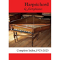 Harpsichord & fortepiano COMPLETE INDEX, 1973-2023 - Paperback