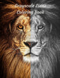 Grayscale Lions Coloring Book - Paperback