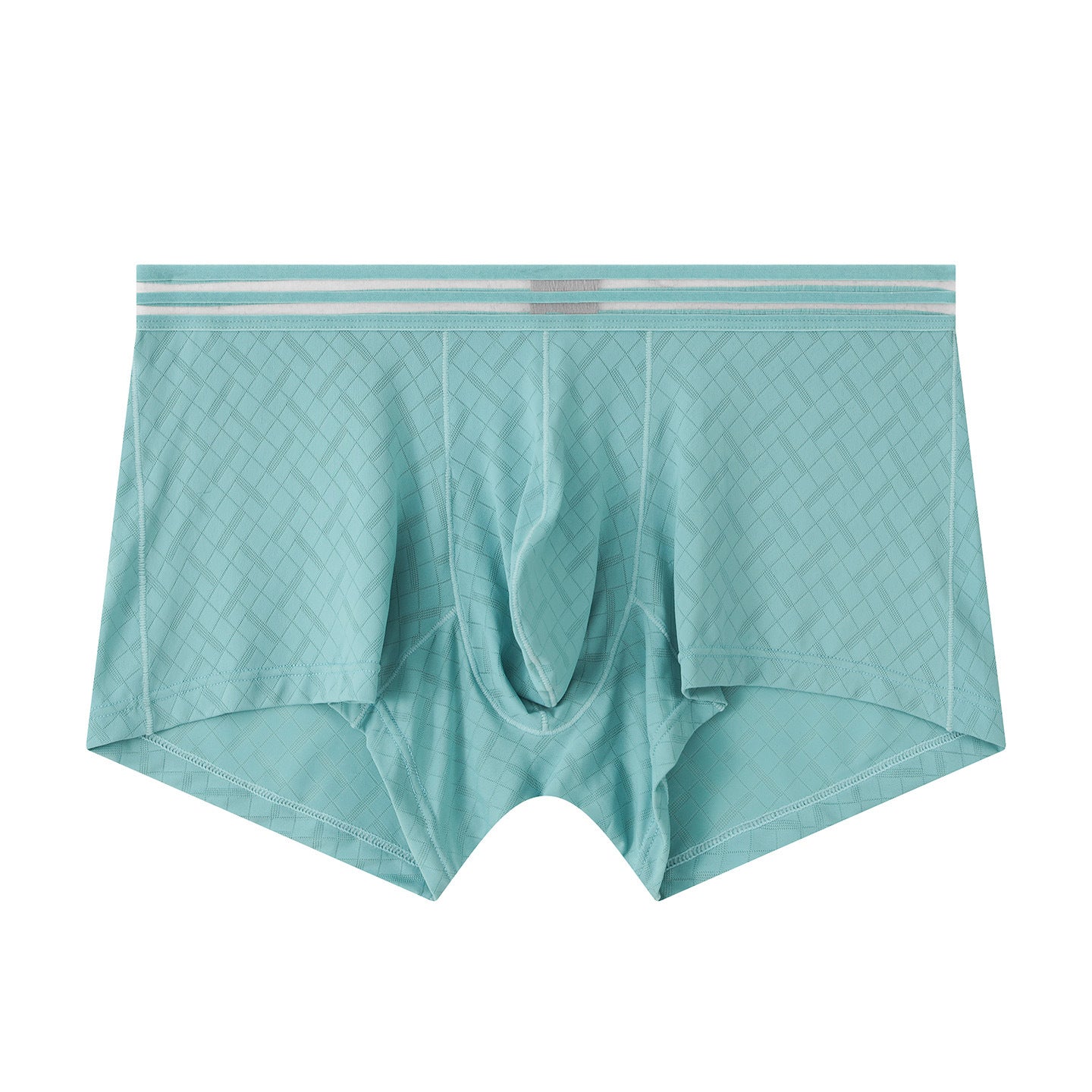 Mens Ice-silk Boxer Briefs Breathable And Cool-feel For Sports