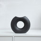 Nordic Style Simple Ceramic Vase Semicircle Creative Flower Device