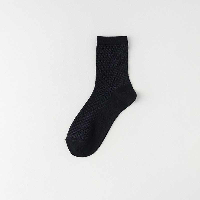 Breathable Sweat-Absorbent Mens Business Stockings
