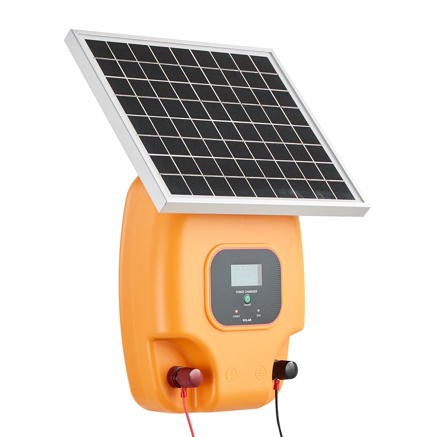 Solar Electric Fence Charger 0.3J 8kV for Livestock 1.86 Miles