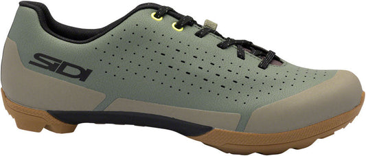 SIDI Asper Laces Gravel Shoes - Men's Military 47 Millennium Fit