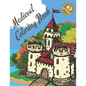 Medieval Coloring Book: Castles Knights Mandalas Relaxing Stress Relieving For adults And Teenagers - Paperback