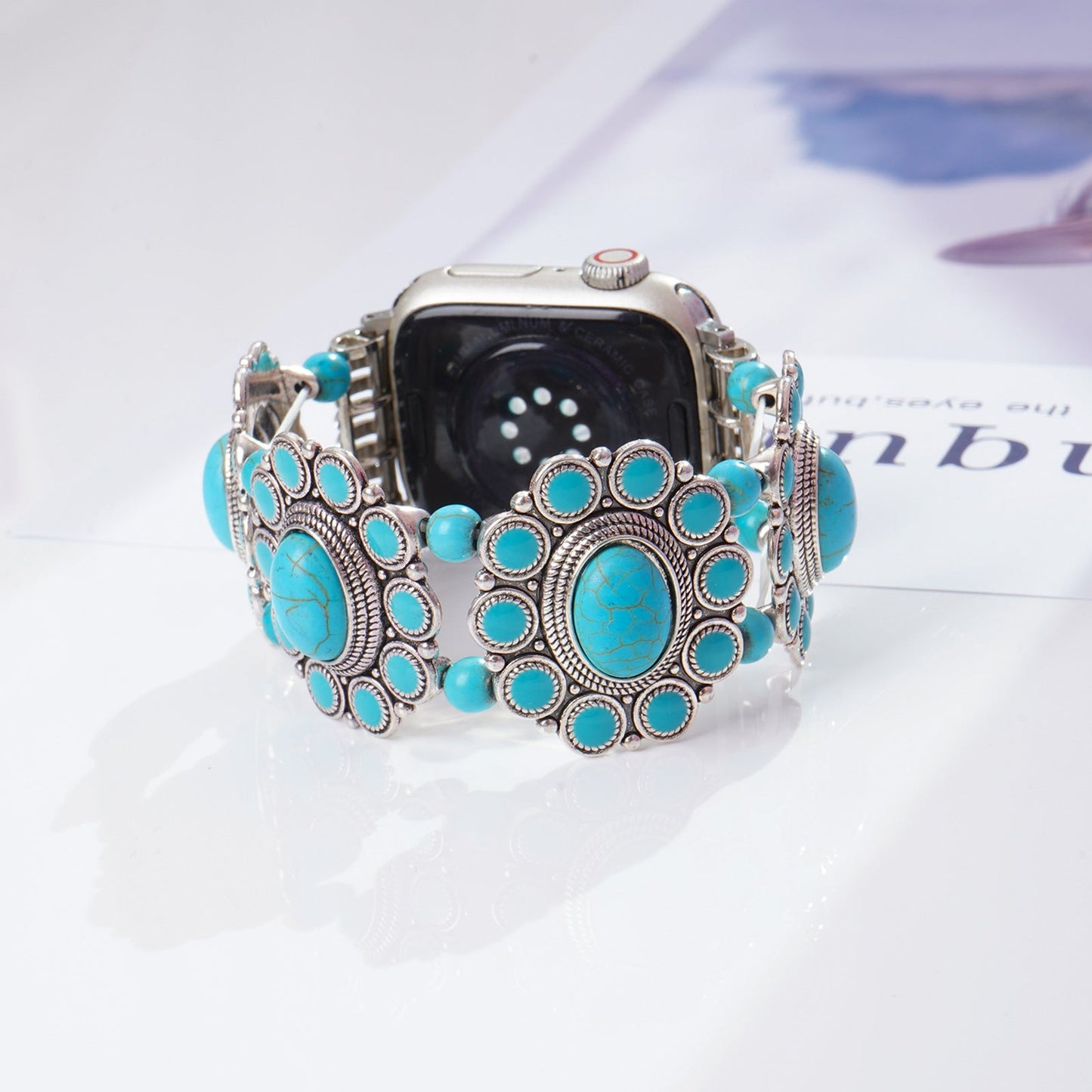 Bohemian-style Beaded Watch Strap