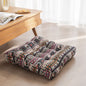 Japanese-Style Cotton Futon Floor Cushion (Round or Square)