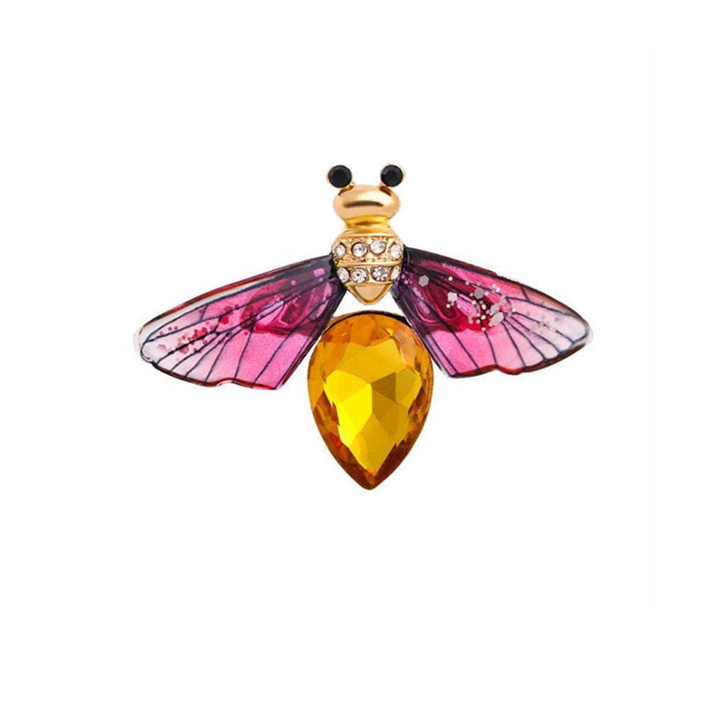 Cute Animal New Style Oil-Drop Bee Brooch