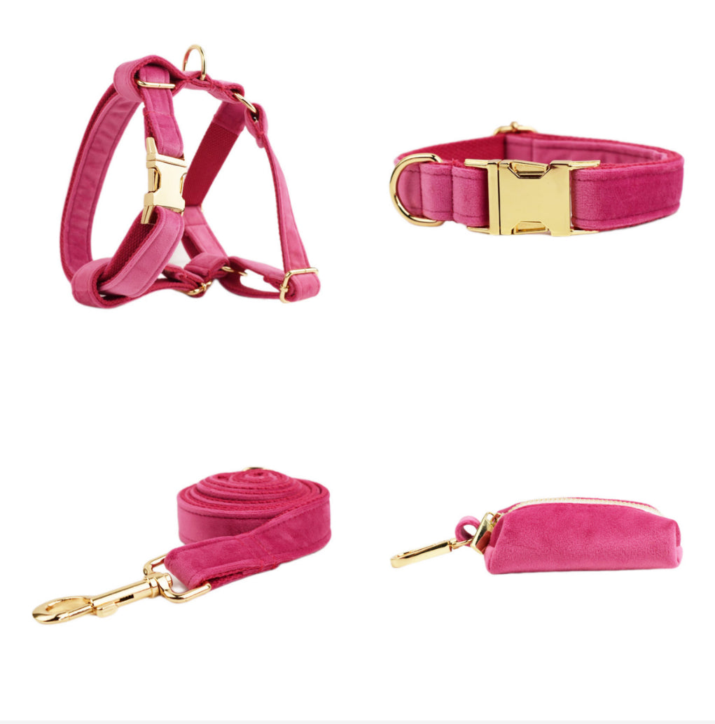 Pet Collar Dog Fabric Velvet