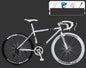 Road Race Variable Speed Solid Tire Double Disc Brake Bicycle