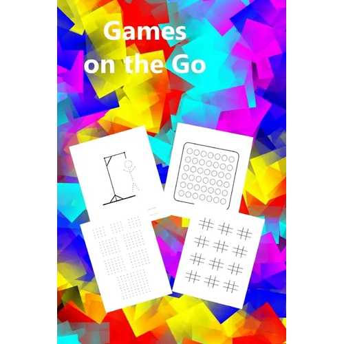 Games on the Go: Puzzle Book with Pencil and paper games to keep everybody happy on those long journeys or wet afternoons. Full Instructions included - Paperback