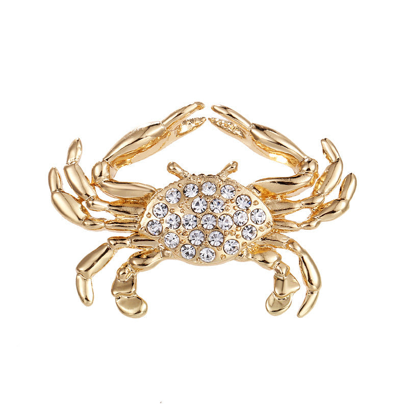 Enamel-dripped Lobster Brooch Accessory For Women