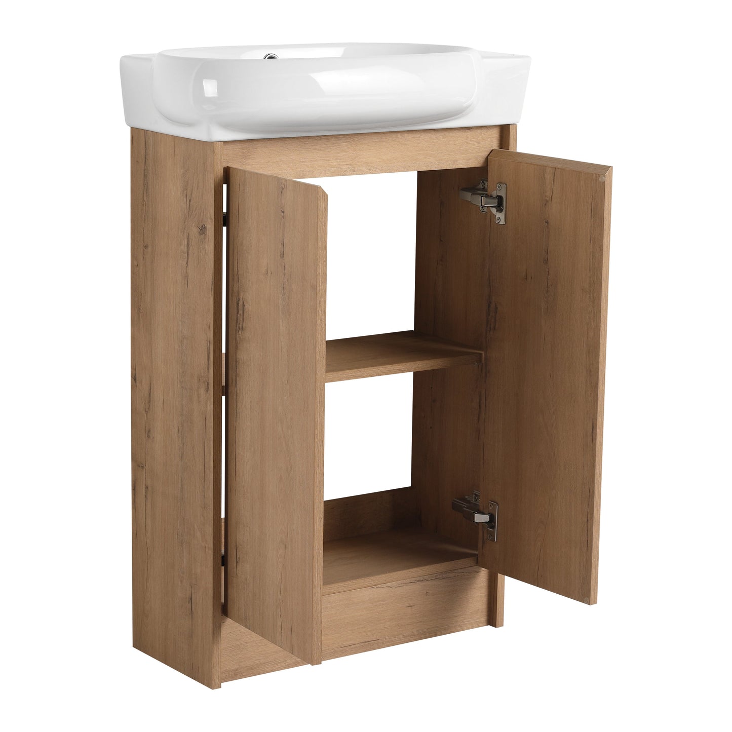 23' Freestanding Bathroom Vanity with Sink, Soft Close Doors