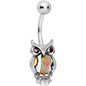 Iridescent Night Owl Belly Ring
