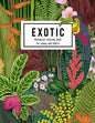 Exotic botanical coloring book for young and adults: Beautiful hand drawn of nature paradise included tropical plants, flowers, and birds: Large adult - Paperback