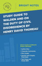 Study Guide to Walden and On the Duty of Civil Disobedience by Henry David Thoreau - Paperback