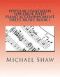 Popular Standards For Oboe With Piano Accompaniment Sheet Music Book 1: Sheet Music For Oboe & Piano - Paperback