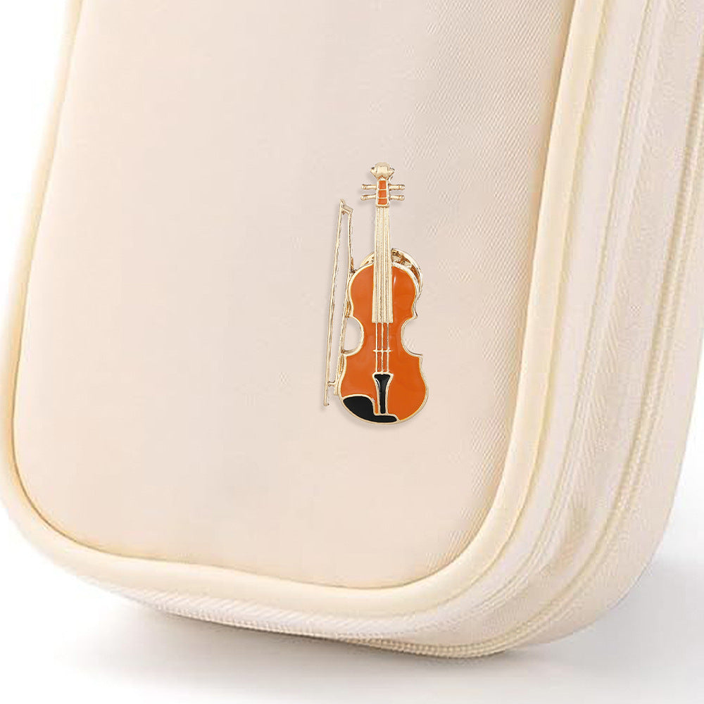 Note-shaped Personalized Music-themed Brooch