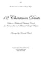 12 Christmas Duets for Trumpets: Duets on Traditional Christmas Carols for Intermediate and Advanced Trumpet Players - Paperback