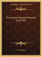 The Ancient Egyptian Pyramid Texts 1910 - Paperback
