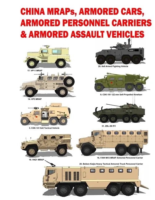 China MRAPS, Armored Cars, Armored Personnel Carriers & Armored Assault Vehicles: 2021 - Paperback