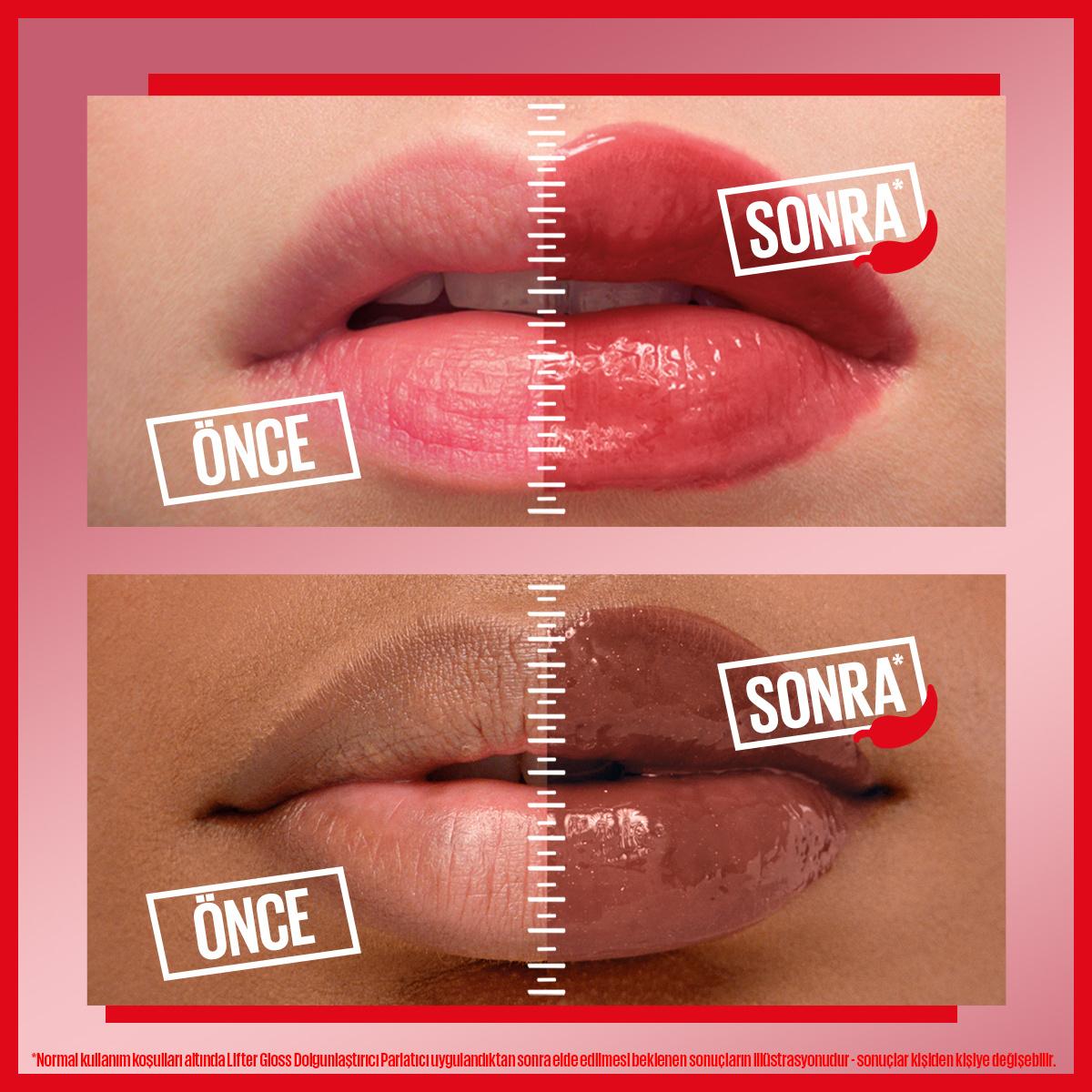 Maybelline New York Lifter Plump Lip Gloss - Blush Blaze, Non-Sticky, Long-Lasting Lip Care