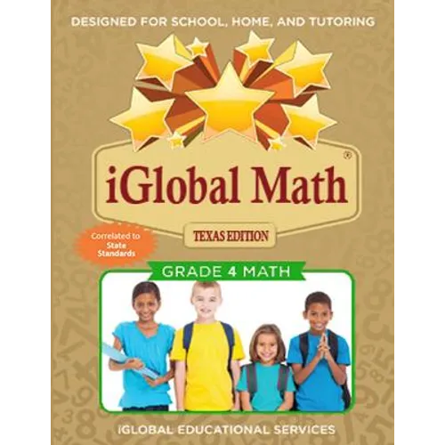 iGlobal Math, Grade 4 Texas Edition: Power Practice for School, Home, and Tutoring - Paperback