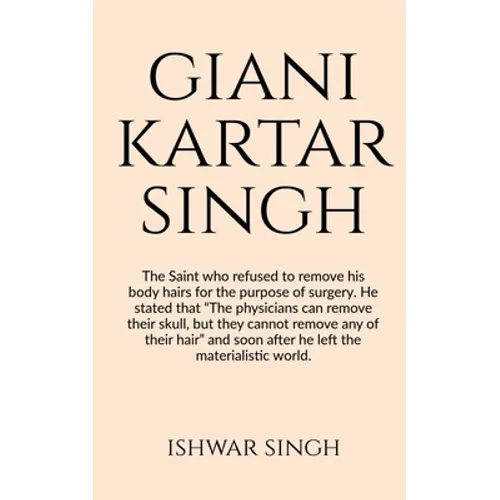Sant Giani Kartar Singh Bhindranwale - Paperback