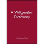 Wittgenstein Dictionary - Paperback