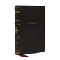 NKJV Large Print Reference Bible, Black Leathersoft, Red Letter, Comfort Print (Sovereign Collection): Holy Bible, New King James Version - Imitation Leather