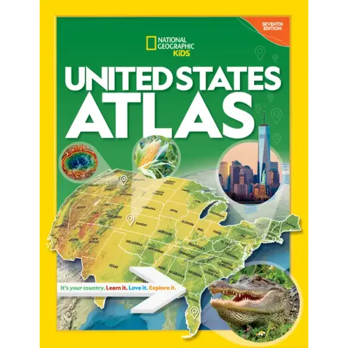 National Geographic Kids United States Atlas 7th Edition - Hardcover