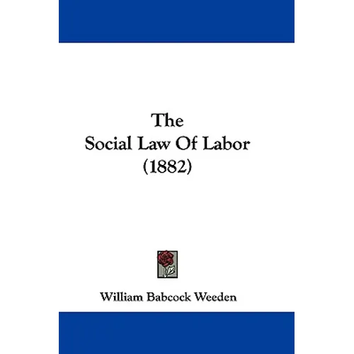 The Social Law Of Labor (1882) - Paperback