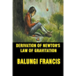 Derivation of Newton's Law of Gravitation - Paperback