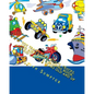 Toy Trains, Cars, Boats, Trucks, and Airplanes Coloring Book: For Kid's Ages 3 Years Old and up - Paperback