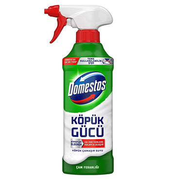 Domestos Foam Bleach - Reversible Bottle, Pine Fragrance, 15.22 fl oz - Effective Deep Hygiene Cleaning Solution