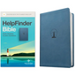 Helpfinder Bible Nlt, Filament Enabled (Leatherlike, Harbor Blue, Red Letter) - Imitation Leather
