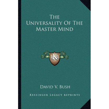 The Universality Of The Master Mind - Paperback