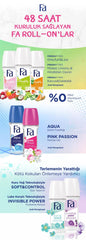 Fa Aqua Women Deodorant Roll-On 50ml - Long-Lasting Freshness | Antiperspirant