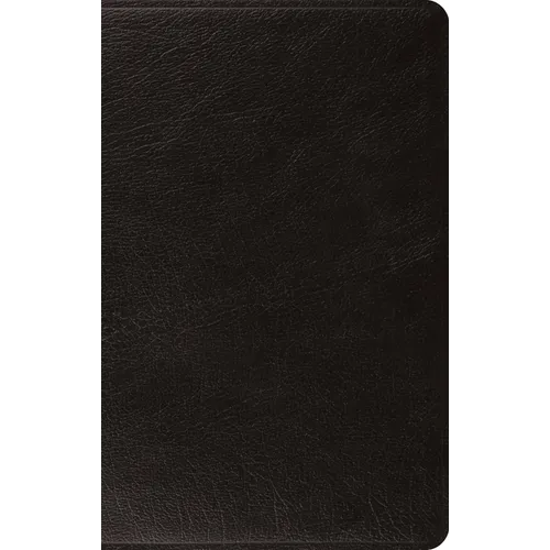 ESV Large Print Thinline Bible (Black) - Leather
