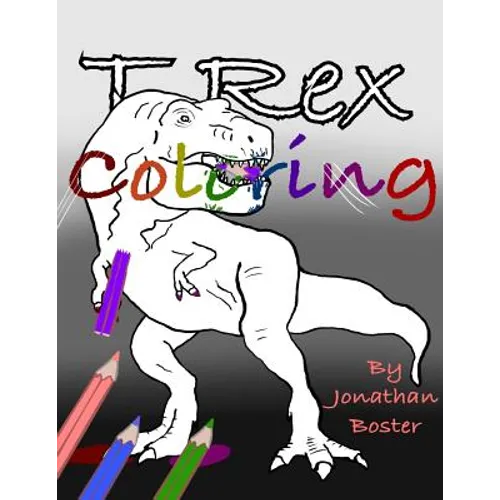 T Rex Coloring - Paperback