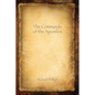 The Commands of the Apostles, Large Print - Paperback