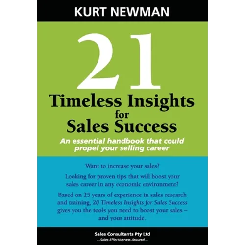 21 Timeless Insights for Sales Success - Paperback