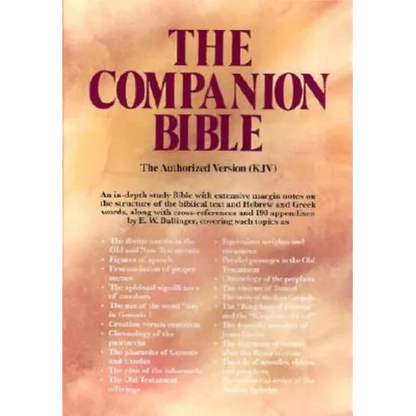 Companion Bible-KJV - Leather